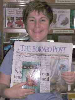 ...and in an airport bookshop in Borneo